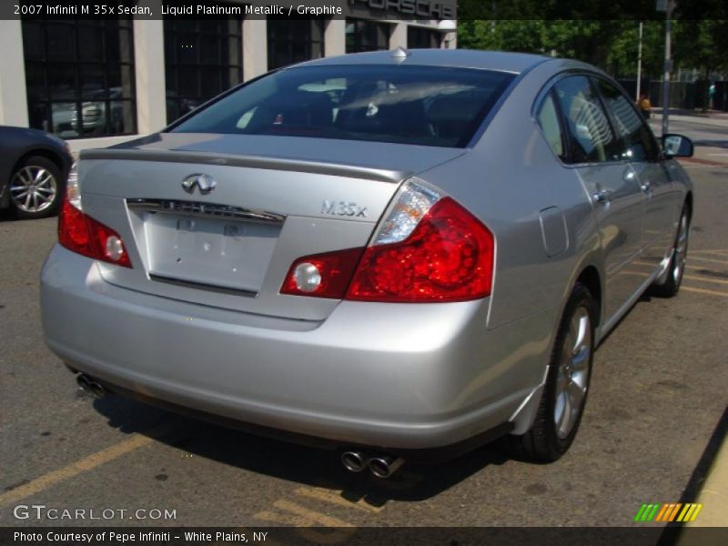 Liquid Platinum Metallic / Graphite 2007 Infiniti M 35x Sedan