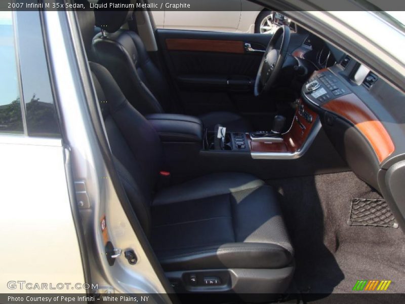 Liquid Platinum Metallic / Graphite 2007 Infiniti M 35x Sedan