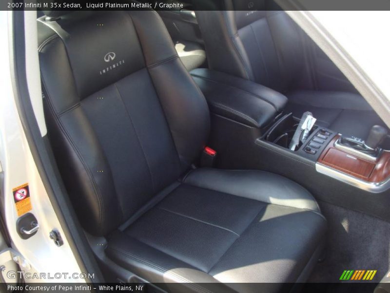 Liquid Platinum Metallic / Graphite 2007 Infiniti M 35x Sedan