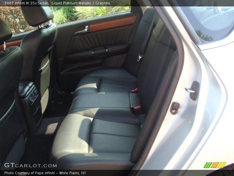 Liquid Platinum Metallic / Graphite 2007 Infiniti M 35x Sedan
