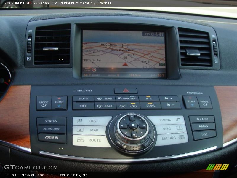 Liquid Platinum Metallic / Graphite 2007 Infiniti M 35x Sedan