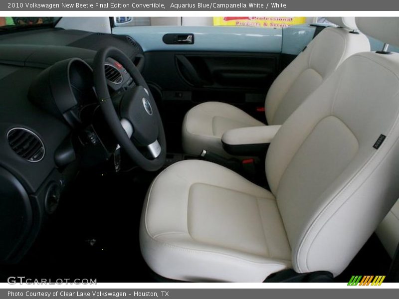 Aquarius Blue/Campanella White / White 2010 Volkswagen New Beetle Final Edition Convertible