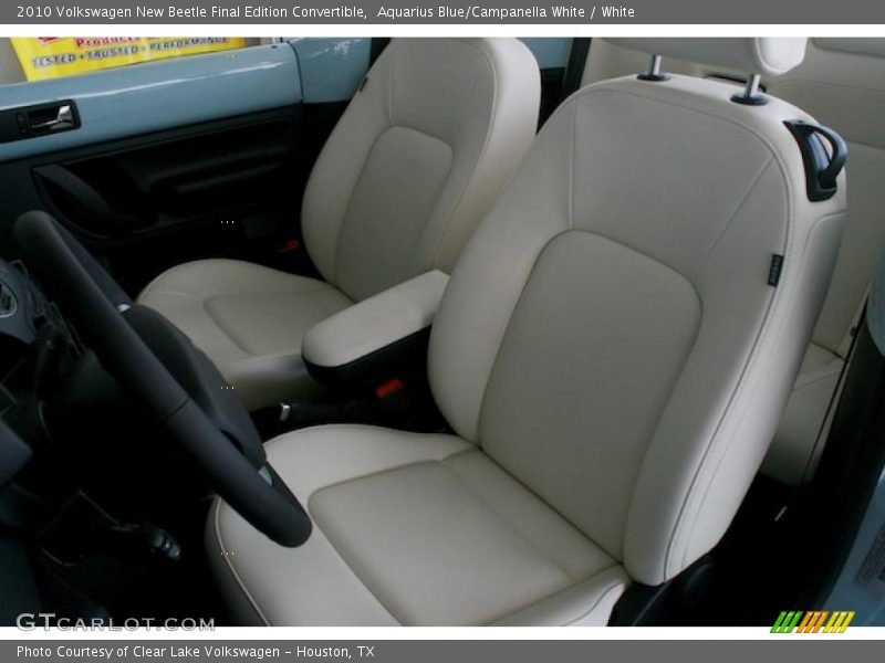 Aquarius Blue/Campanella White / White 2010 Volkswagen New Beetle Final Edition Convertible