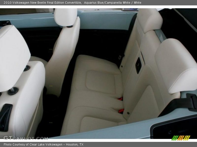 Aquarius Blue/Campanella White / White 2010 Volkswagen New Beetle Final Edition Convertible