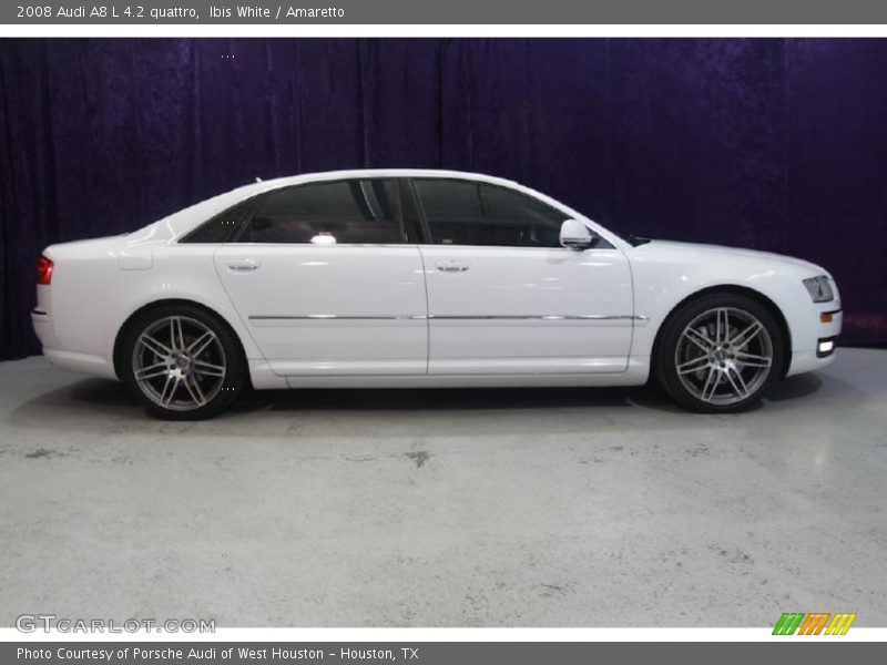 Ibis White / Amaretto 2008 Audi A8 L 4.2 quattro