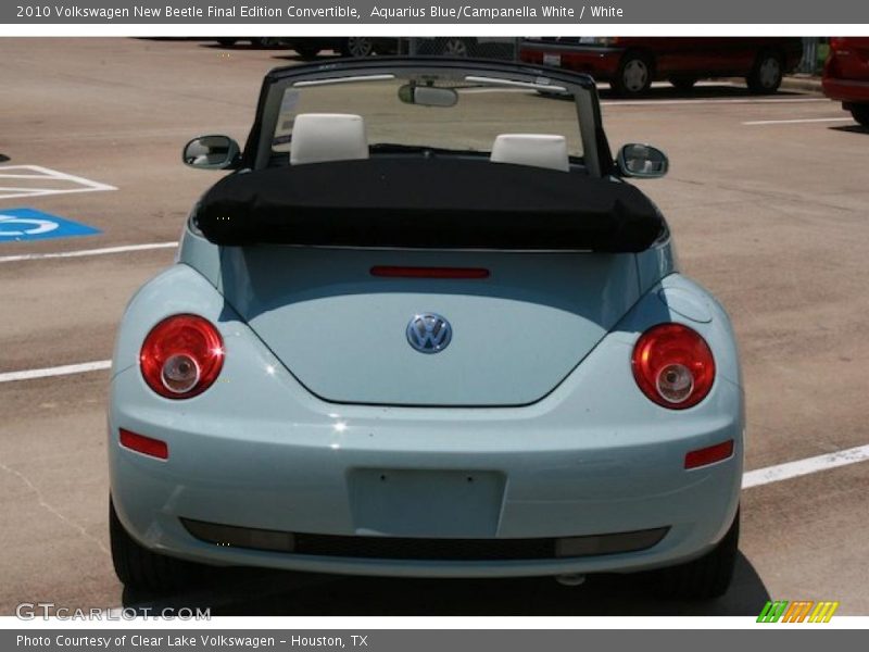 Aquarius Blue/Campanella White / White 2010 Volkswagen New Beetle Final Edition Convertible