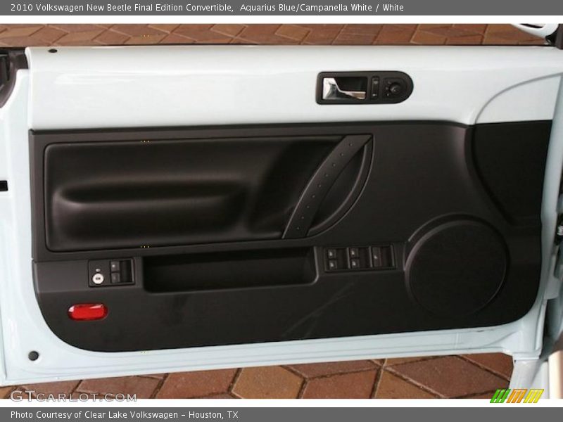 Aquarius Blue/Campanella White / White 2010 Volkswagen New Beetle Final Edition Convertible