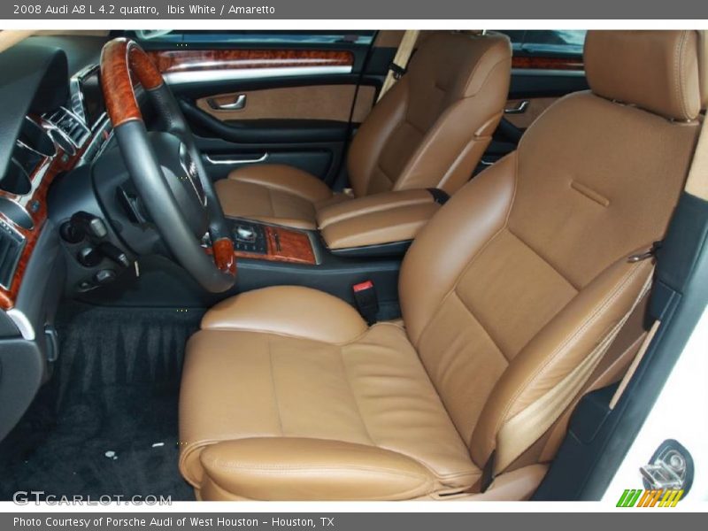 Ibis White / Amaretto 2008 Audi A8 L 4.2 quattro