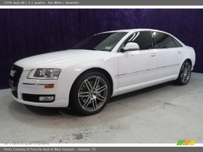 Ibis White / Amaretto 2008 Audi A8 L 4.2 quattro