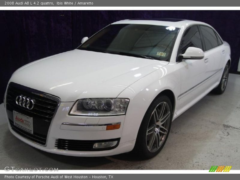 Ibis White / Amaretto 2008 Audi A8 L 4.2 quattro