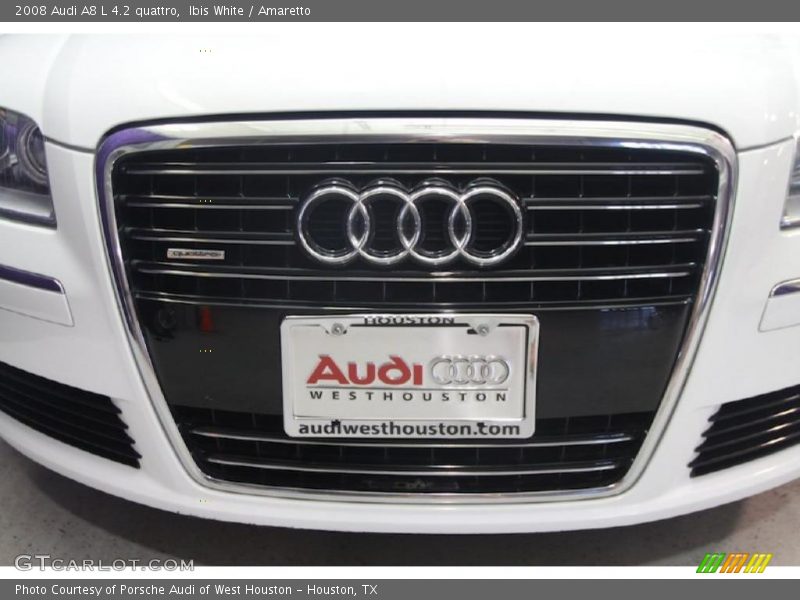 Ibis White / Amaretto 2008 Audi A8 L 4.2 quattro