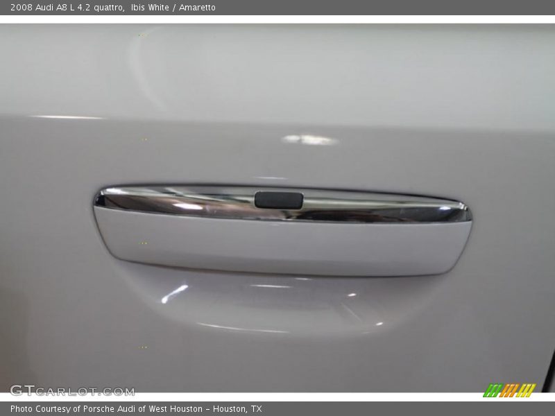 Ibis White / Amaretto 2008 Audi A8 L 4.2 quattro