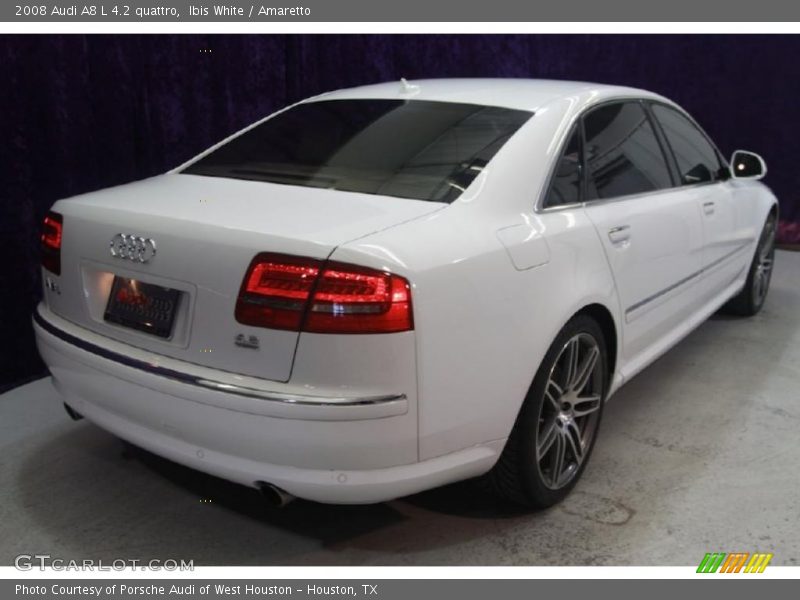Ibis White / Amaretto 2008 Audi A8 L 4.2 quattro