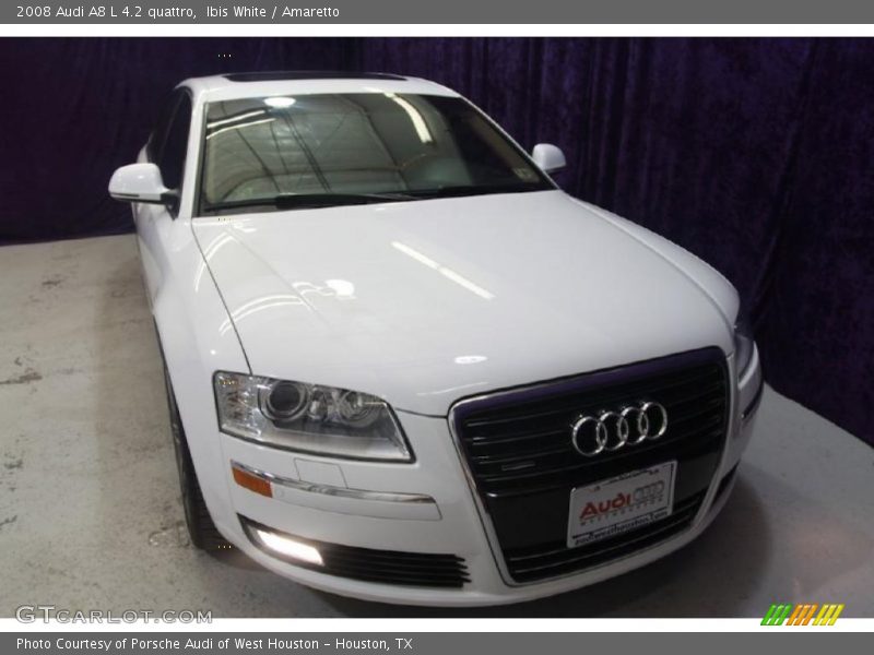 Ibis White / Amaretto 2008 Audi A8 L 4.2 quattro