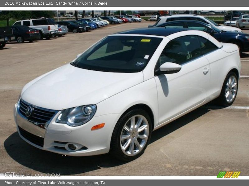 Candy White / Cornsilk Beige 2010 Volkswagen Eos Lux