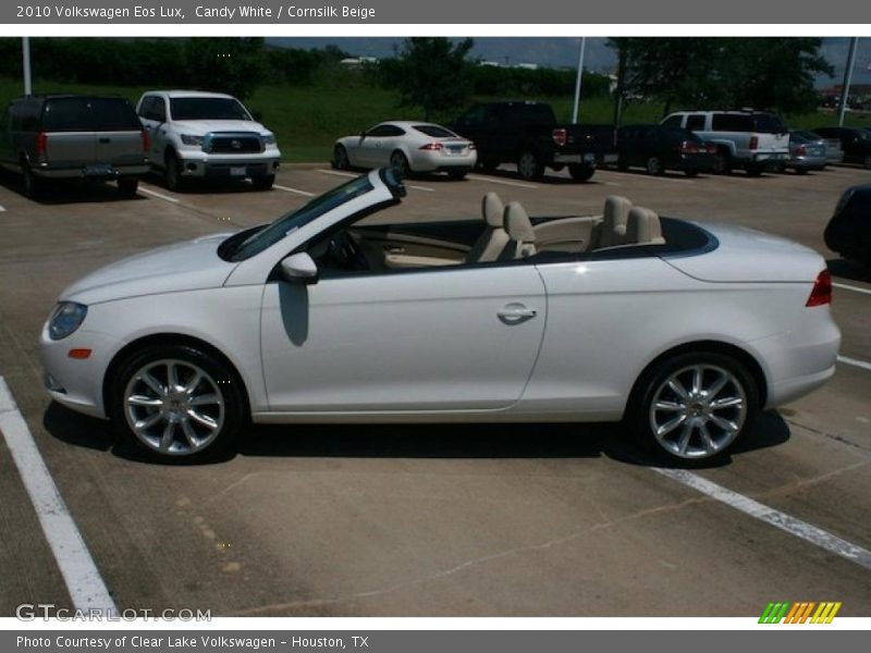 Candy White / Cornsilk Beige 2010 Volkswagen Eos Lux