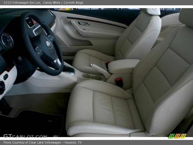 Candy White / Cornsilk Beige 2010 Volkswagen Eos Lux