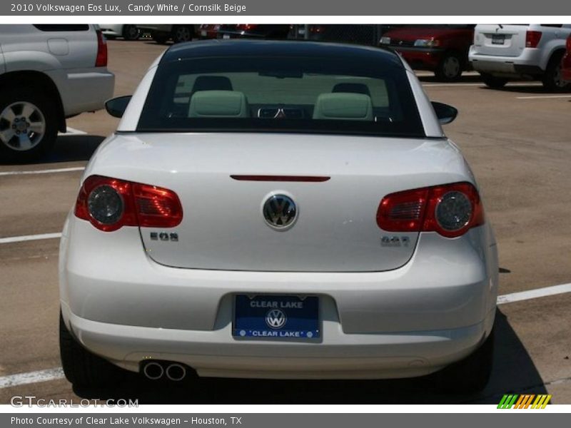 Candy White / Cornsilk Beige 2010 Volkswagen Eos Lux