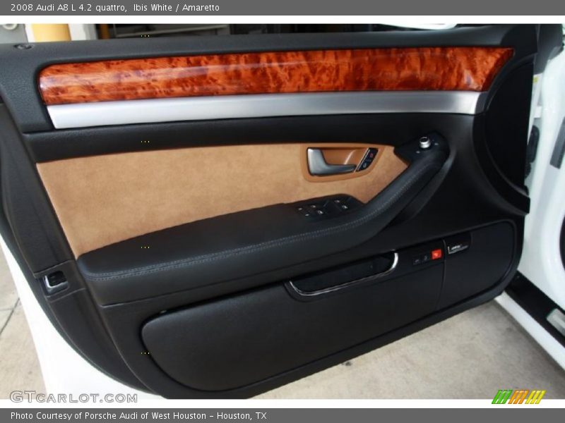 Ibis White / Amaretto 2008 Audi A8 L 4.2 quattro
