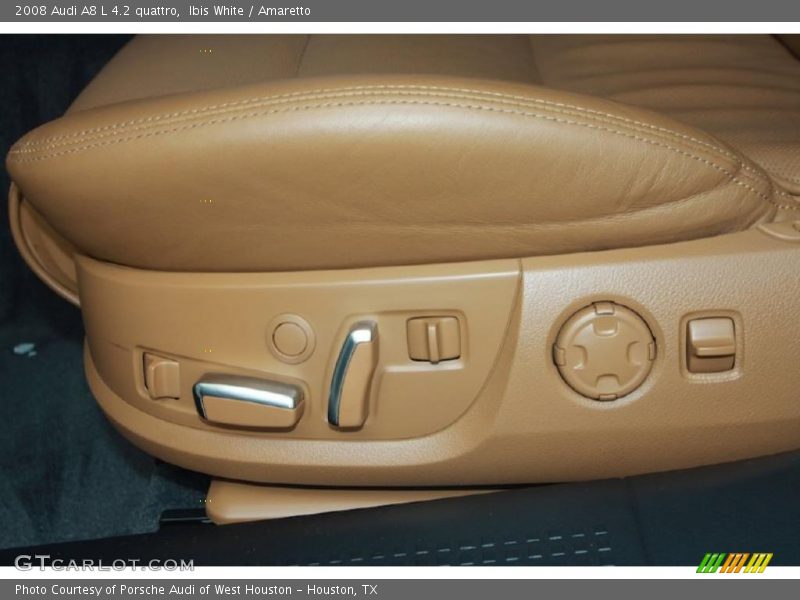 Ibis White / Amaretto 2008 Audi A8 L 4.2 quattro