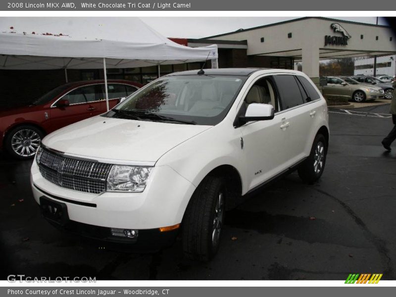 White Chocolate Tri Coat / Light Camel 2008 Lincoln MKX AWD
