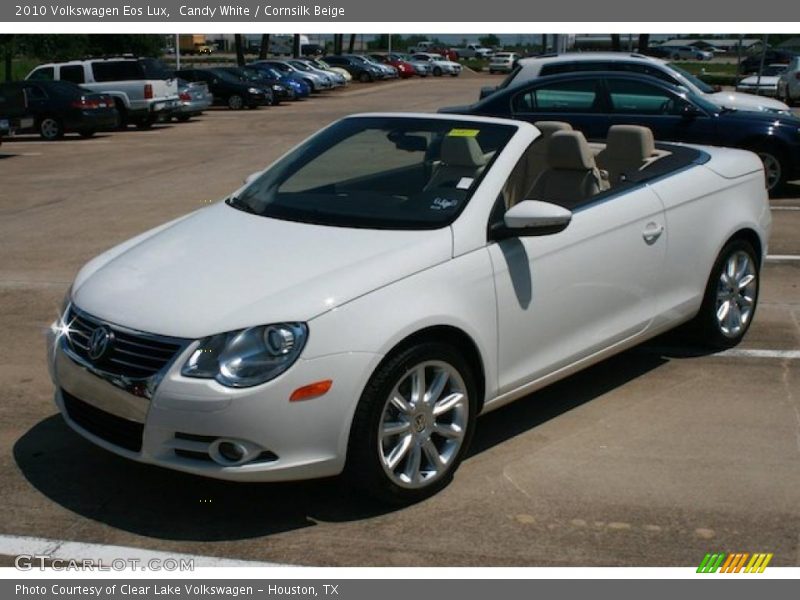 Candy White / Cornsilk Beige 2010 Volkswagen Eos Lux