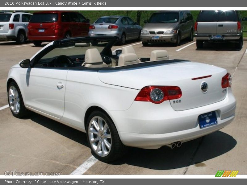 Candy White / Cornsilk Beige 2010 Volkswagen Eos Lux