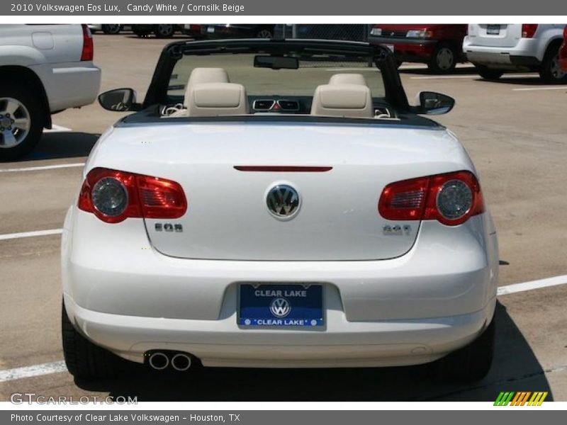 Candy White / Cornsilk Beige 2010 Volkswagen Eos Lux