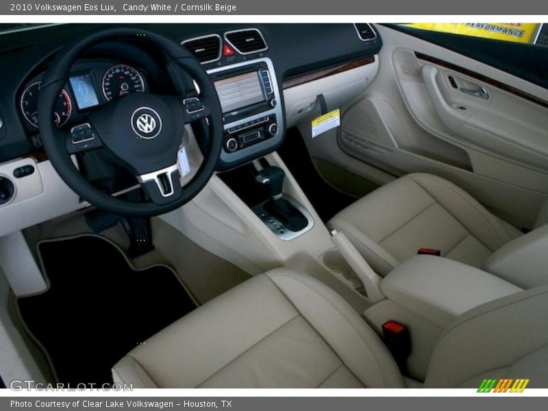 Candy White / Cornsilk Beige 2010 Volkswagen Eos Lux