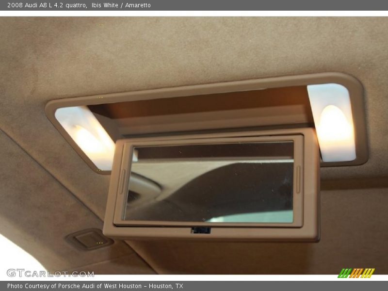 Ibis White / Amaretto 2008 Audi A8 L 4.2 quattro