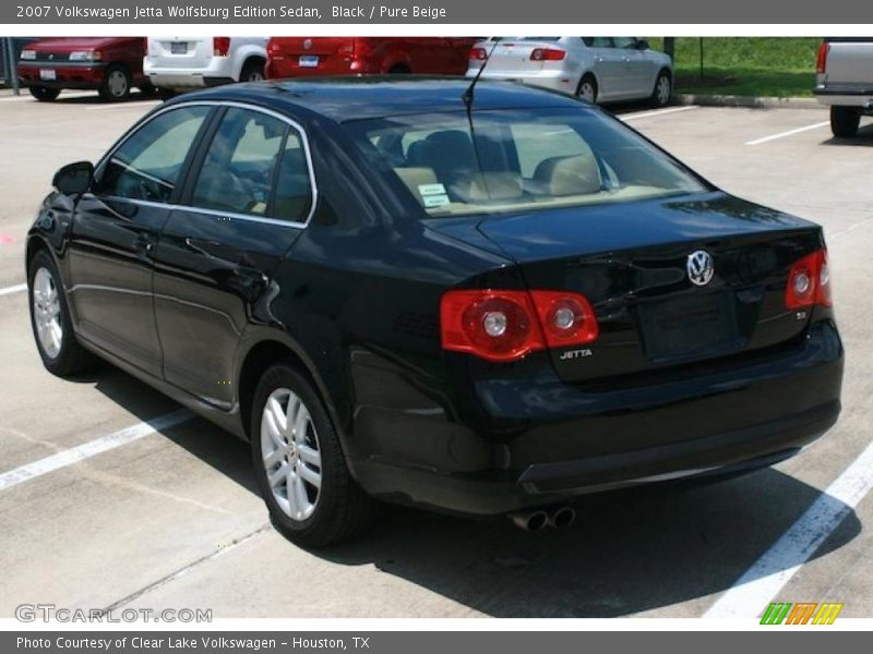 Black / Pure Beige 2007 Volkswagen Jetta Wolfsburg Edition Sedan