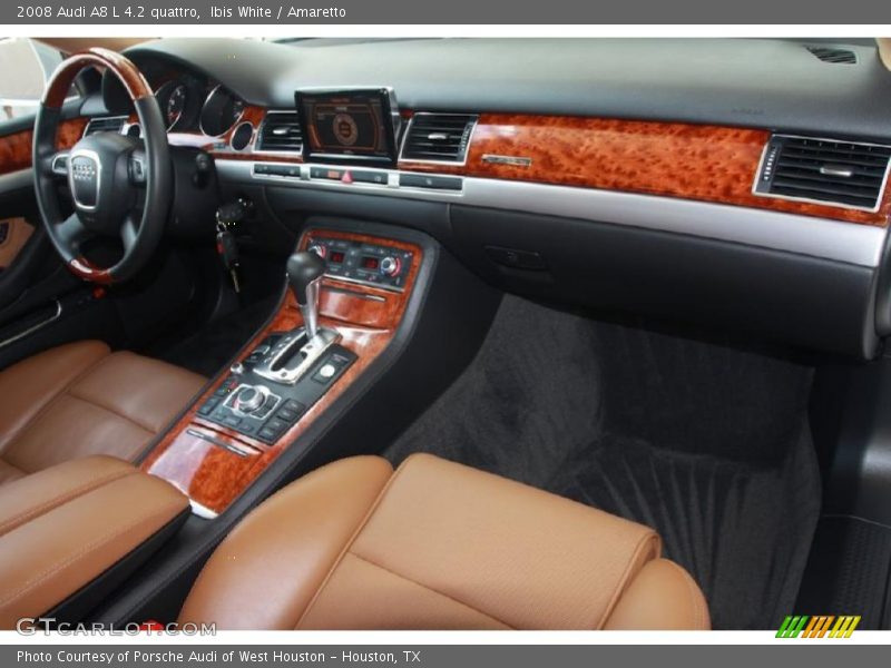 Ibis White / Amaretto 2008 Audi A8 L 4.2 quattro