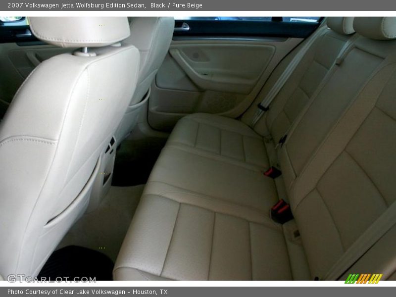 Black / Pure Beige 2007 Volkswagen Jetta Wolfsburg Edition Sedan