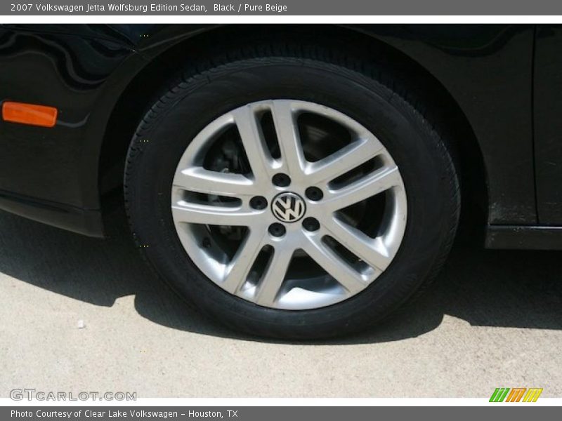 Black / Pure Beige 2007 Volkswagen Jetta Wolfsburg Edition Sedan