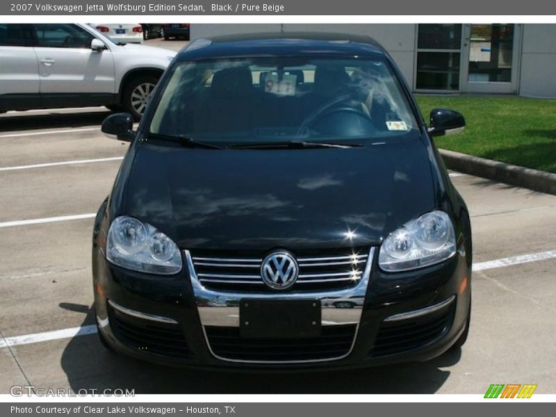 Black / Pure Beige 2007 Volkswagen Jetta Wolfsburg Edition Sedan