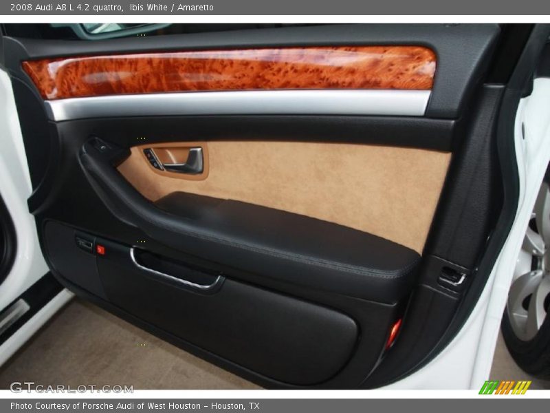Ibis White / Amaretto 2008 Audi A8 L 4.2 quattro