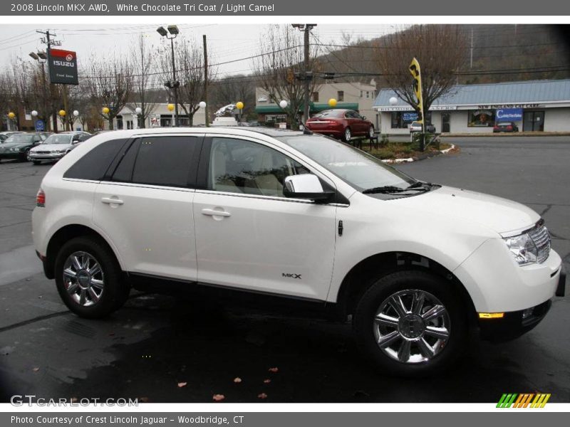 White Chocolate Tri Coat / Light Camel 2008 Lincoln MKX AWD