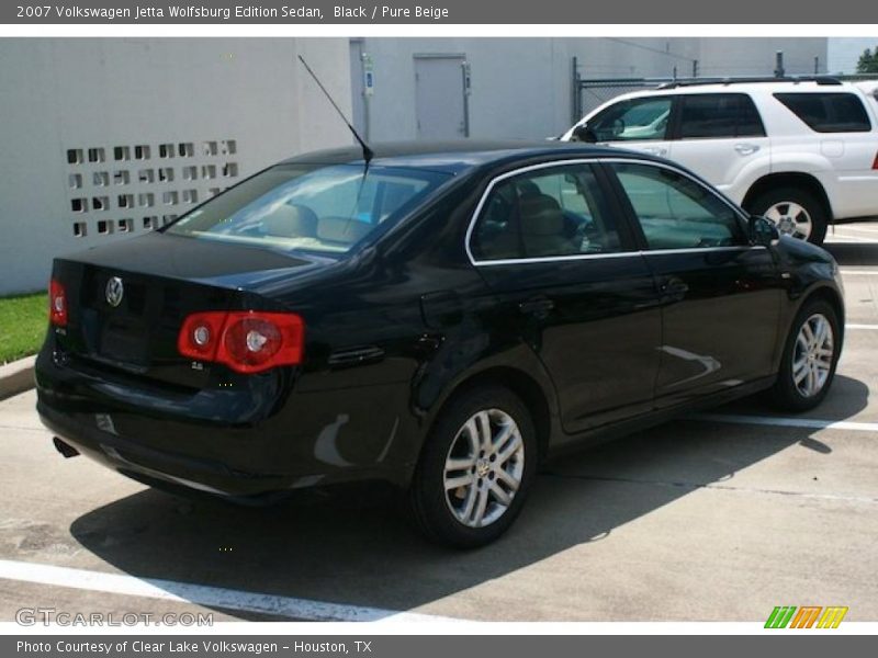 Black / Pure Beige 2007 Volkswagen Jetta Wolfsburg Edition Sedan