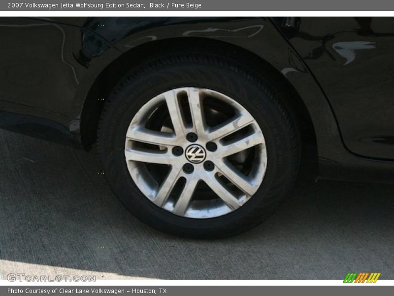 Black / Pure Beige 2007 Volkswagen Jetta Wolfsburg Edition Sedan