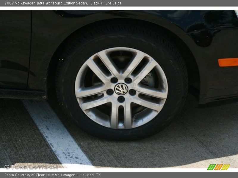 Black / Pure Beige 2007 Volkswagen Jetta Wolfsburg Edition Sedan