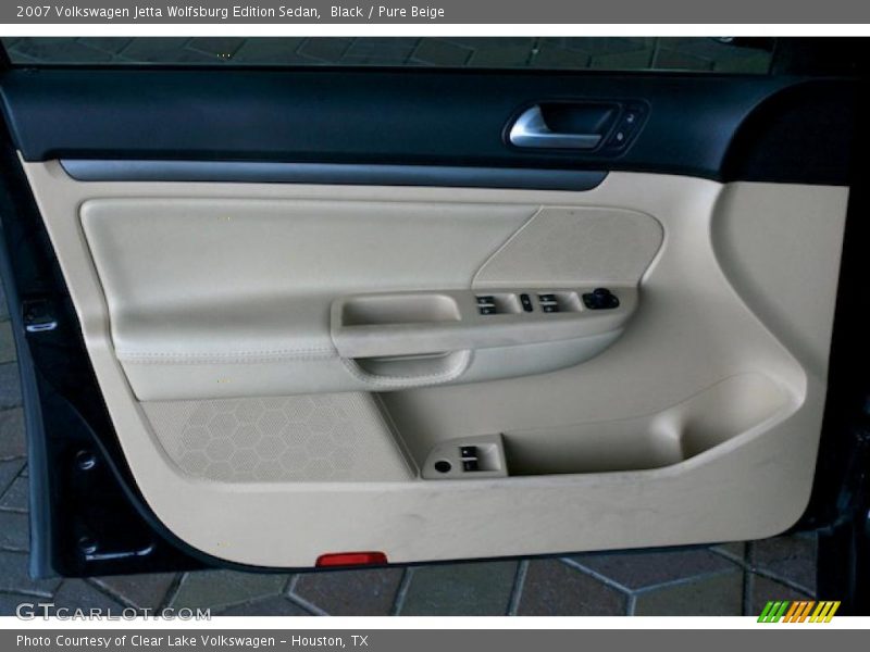 Black / Pure Beige 2007 Volkswagen Jetta Wolfsburg Edition Sedan