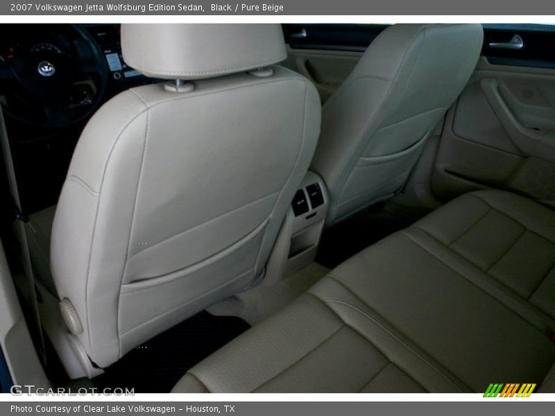 Black / Pure Beige 2007 Volkswagen Jetta Wolfsburg Edition Sedan