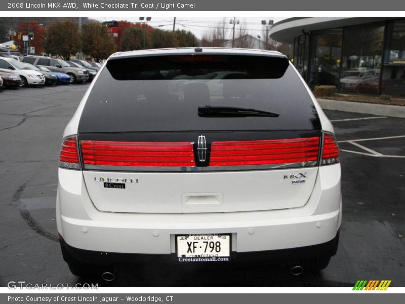 White Chocolate Tri Coat / Light Camel 2008 Lincoln MKX AWD