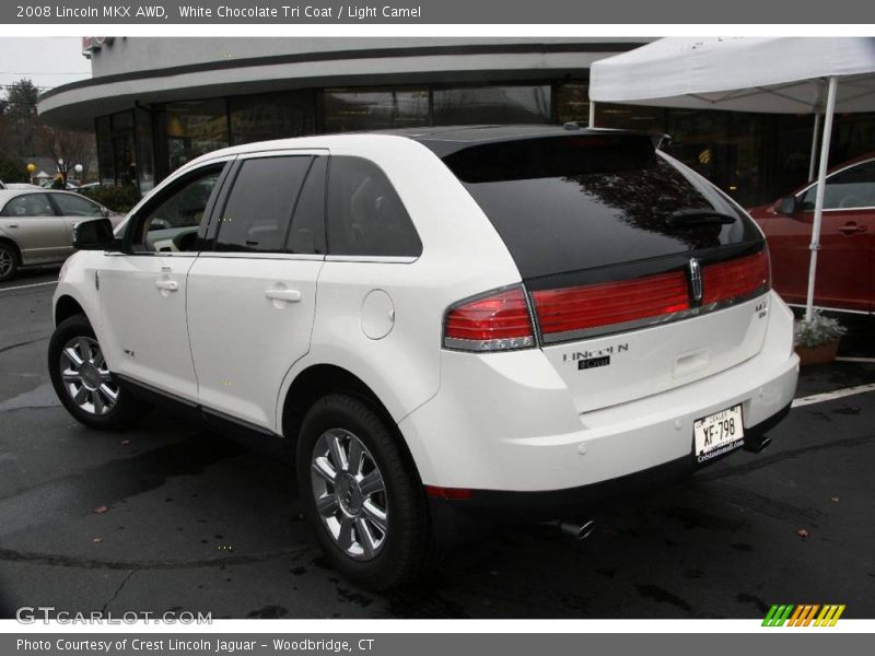 White Chocolate Tri Coat / Light Camel 2008 Lincoln MKX AWD