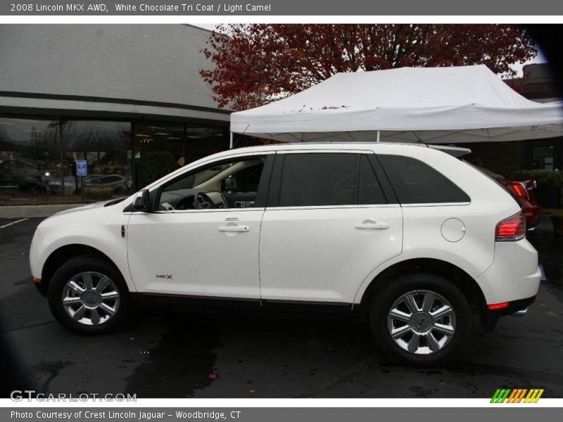 White Chocolate Tri Coat / Light Camel 2008 Lincoln MKX AWD