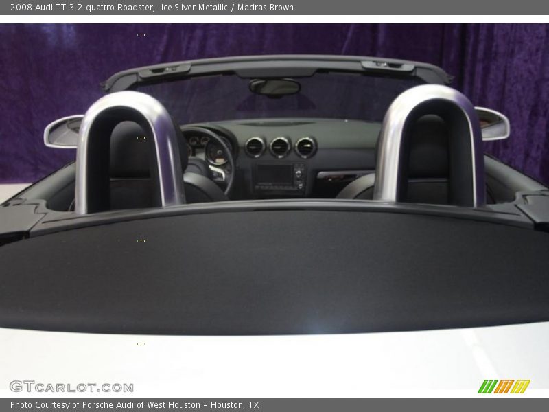 Ice Silver Metallic / Madras Brown 2008 Audi TT 3.2 quattro Roadster