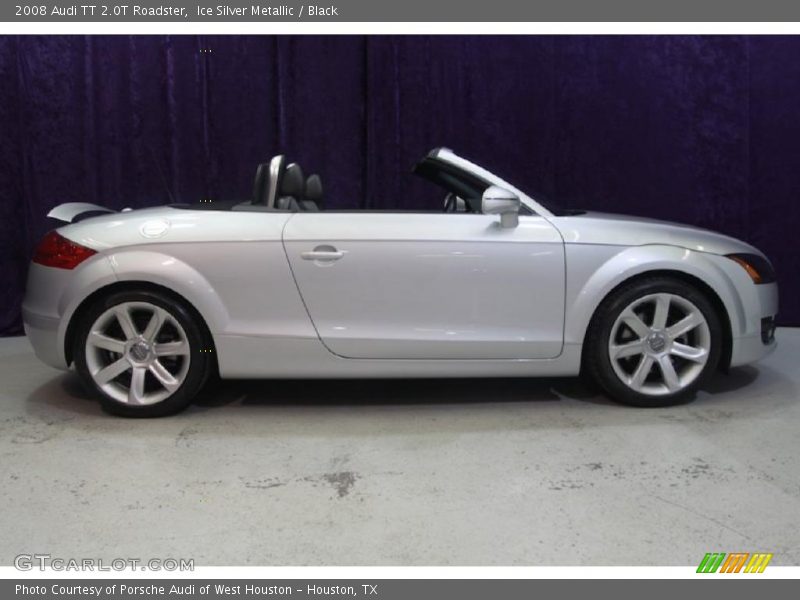 Ice Silver Metallic / Black 2008 Audi TT 2.0T Roadster