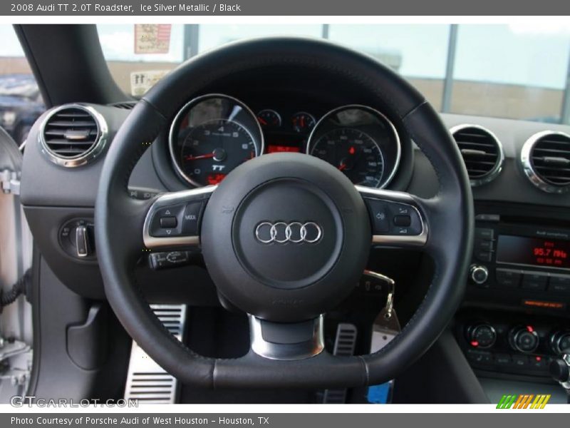 Ice Silver Metallic / Black 2008 Audi TT 2.0T Roadster