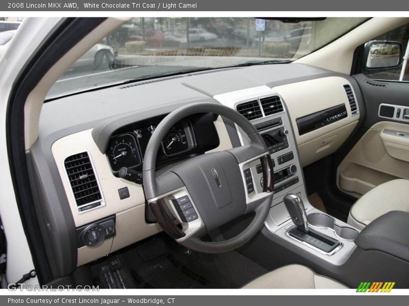White Chocolate Tri Coat / Light Camel 2008 Lincoln MKX AWD