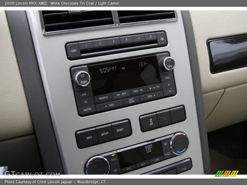 White Chocolate Tri Coat / Light Camel 2008 Lincoln MKX AWD